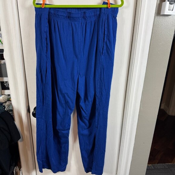 Fruit of the Loom Men’s Royal Blue Cotton Lounge Pants Size 3XL with Pocket - Picture 5 of 6